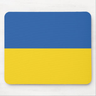 Vlag van Button Oekraïne Muismat
