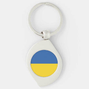 Vlag van Button Oekraïne Sleutelhanger