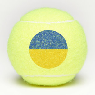 Vlag van Button Oekraïne Tennisballen