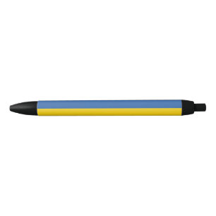 Vlag van Button Oekraïne Zwarte Inkt Pen