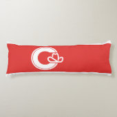 Vlag van Calgary, Alberta Body Pillow Lichaamskussen (Voorkant)