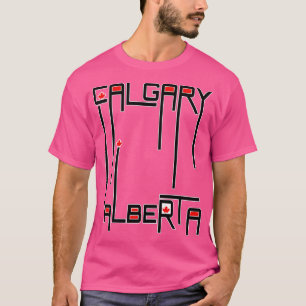 Vlag van Calgary Alberta Canada T-shirt
