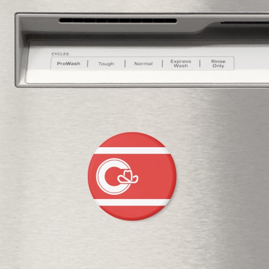 Vlag van Calgary, Alberta Magnet Magneet (Insitu (Vaatwasser))