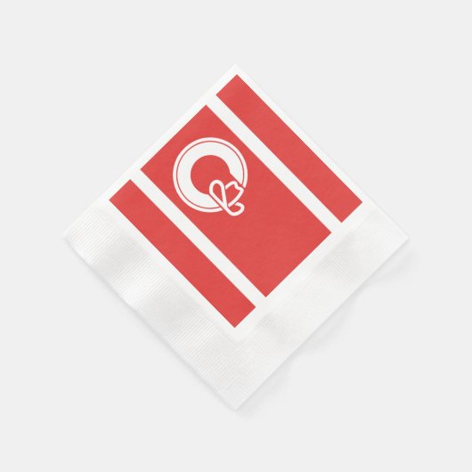 Vlag van Calgary, Alberta Napkins Servet (Hoek)