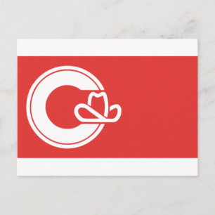 Vlag van Calgary, Briefkaart van Alberta