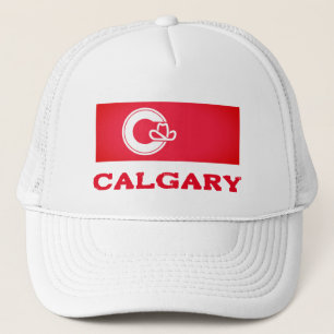 Vlag van Calgary, CANADA Trucker Pet