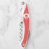 Vlag van Calgary, de Corkschroef van Alberta Waite Kurkentrekker (Voorkant)