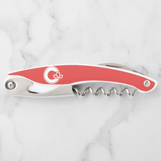 Vlag van Calgary, de Corkschroef van Alberta Waite Kurkentrekker (Voorkant)