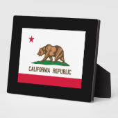 Vlag van Californië Fotoplaat (Zijkant)