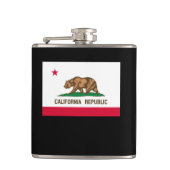 Vlag van Californië Heupfles (Voorkant)