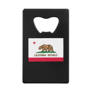 Vlag van Californië Kredietkaart Flessenopener