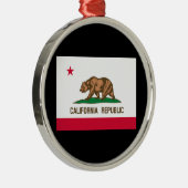 Vlag van Californië Metalen Ornament (Rechts)