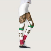 Vlag van Californië (Republiek Californië) Leggings (Rechts)