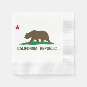 Vlag van Californië Servetten