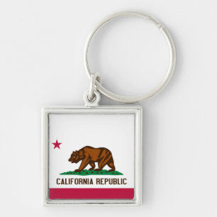 Vlag van Californië Sleutelhanger