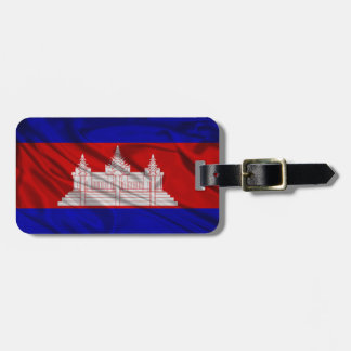 Vlag van Cambodja Bagagelabel