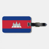 Vlag van Cambodja Bagagelabel (Achterkant horizontaal)