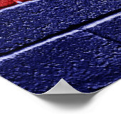 Vlag van Cambodja Poster (Hoek)