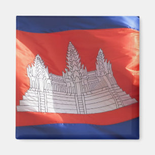 vlag van cambodja wat magneet