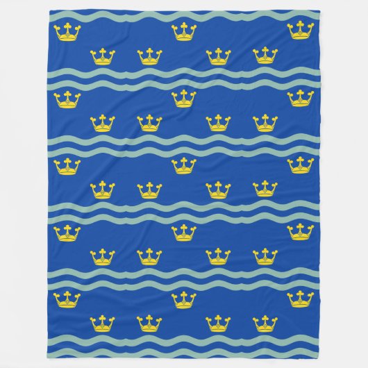 Vlag van Cambridgeshire Fleece Blanket (Voorkant)