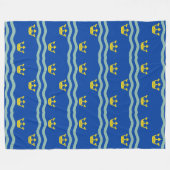 Vlag van Cambridgeshire Fleece Blanket (Voorkant (Horizontaal))