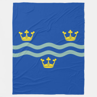 Vlag van Cambridgeshire Fleece Blanket Deken