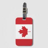 Vlag van Canada Bagagelabel (Voorkant (verticaal))