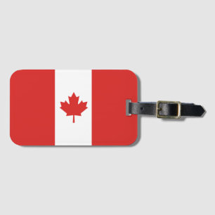 Vlag van Canada Bagagelabel