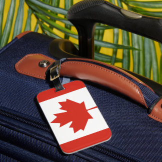 Vlag van Canada Bagagelabel