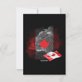 Vlag van Canada Bedankkaart (Achterkant)