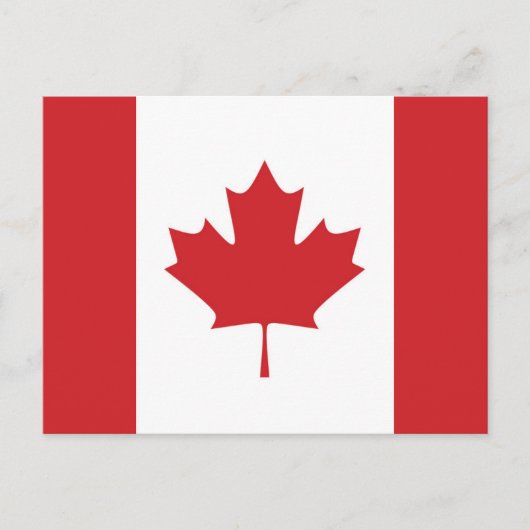 Vlag van Canada Briefkaart (Voorkant)