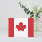 Vlag van Canada Briefkaart (Staand voorkant)