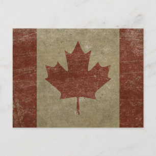  vlag van Canada Briefkaart