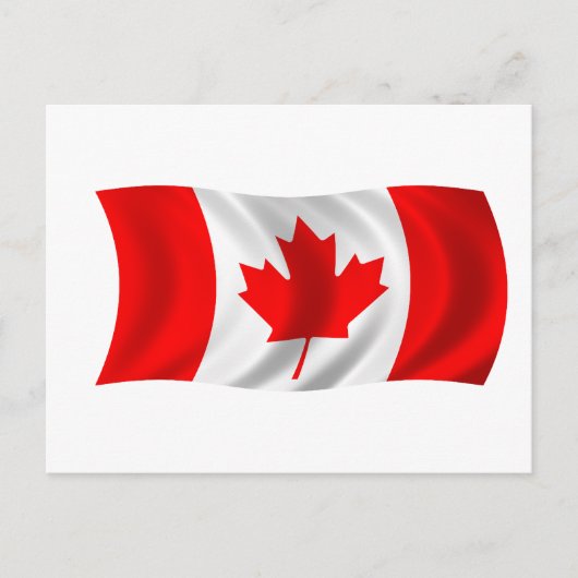 Vlag van Canada Briefkaart (Voorkant)
