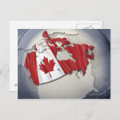 Vlag van Canada Briefkaart (Voorkant / Achterkant)