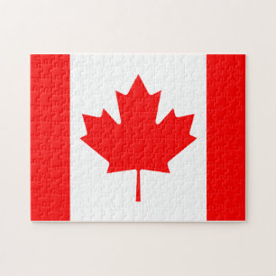 Vlag van Canada Canadese Kleuren Rood Wit Esblad Legpuzzel