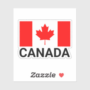 Vlag van Canada Canadese vlag, canadese vlag, cana Sticker