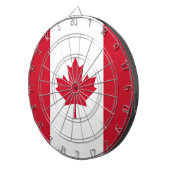 Vlag van Canada Dartbord (Voorkant Rechts)