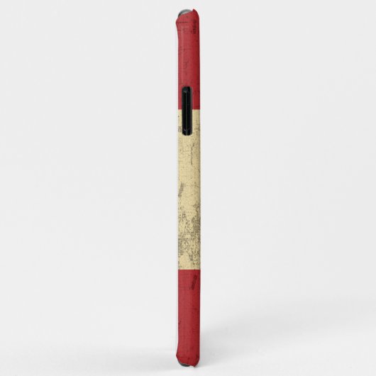 Vlag van Canada  Distressed Case-Mate iPhone Case (Achterkant/rechts)