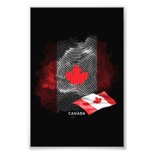 Vlag van Canada Foto Afdruk