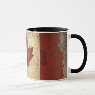 Vlag van Canada / Grunge... Mok