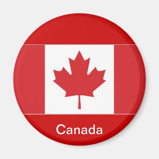 Vlag van Canada Magneet (Voorkant)