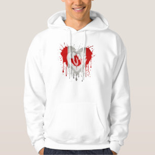 Vlag van Canada met liefde Hoodie