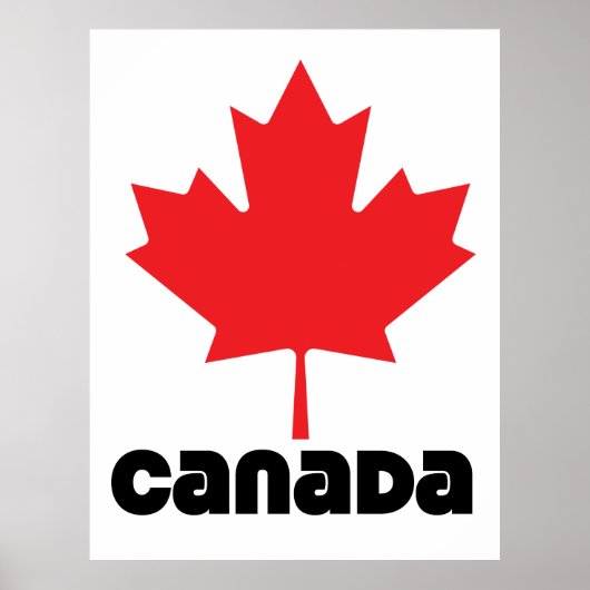 Vlag van Canada Poster (Voorkant)