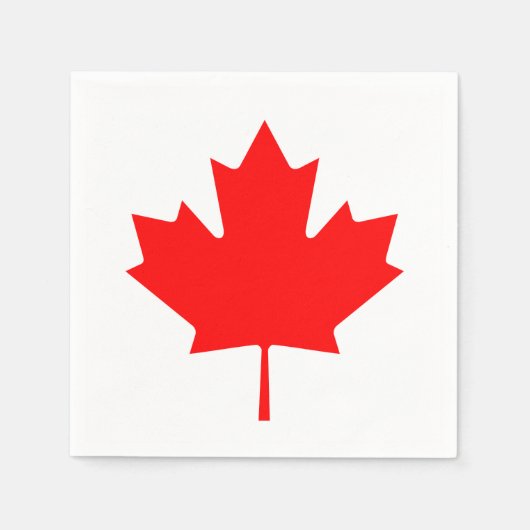 Vlag van Canada Servet (Voorkant)