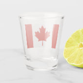 Vlag van Canada Shot Glas (Achterkant)