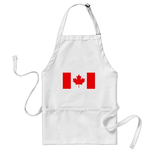 Vlag van Canada Standaard Schort (Voorkant)