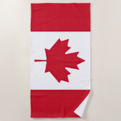 Vlag van Canada Strandlaken (Voorkant)