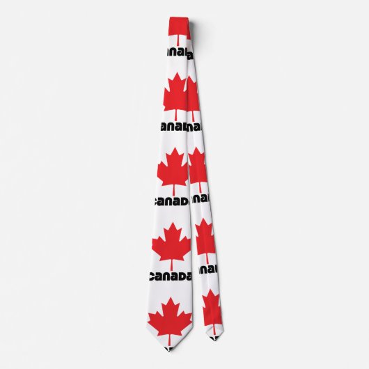Vlag van Canada Stropdas (Voorkant)