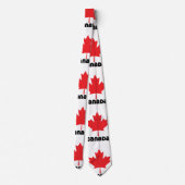 Vlag van Canada Stropdas (Achterkant)
